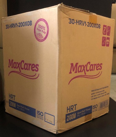 กระดาษเช็ดมือแบบม้วน MaxCares 200H