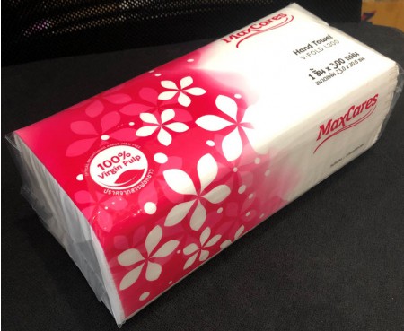 กระดาษเช็ดมือ MaxCares V-FOLD L300