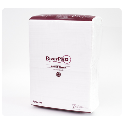 กระดาษเช็ดหน้า RiverPro Refill 20x20cm.