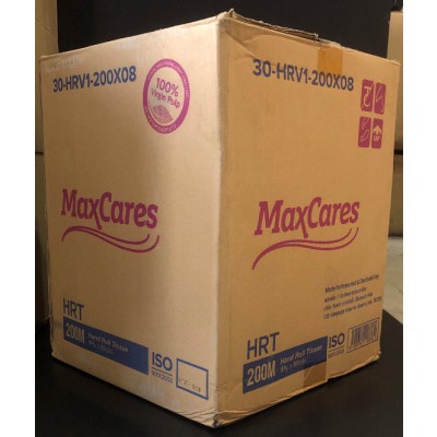กระดาษเช็ดมือแบบม้วน MaxCares 200H