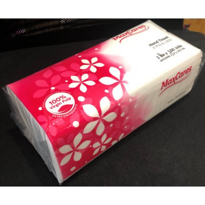 กระดาษเช็ดมือ MaxCares V-FOLD L300