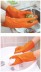 ถุงมือยาง สีส้ม